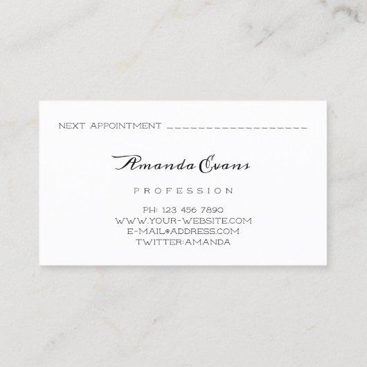 Rose Manicure Clous Rendez-vous Artiste (Dos)