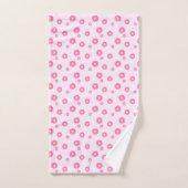 Rose marguerite (Serviette à main)