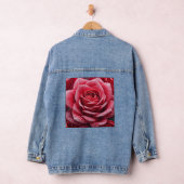 Rose Mark spijkerjack met elegante bloemaccent Denim Jacket (Hangar)
