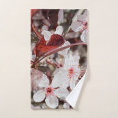 Rose Maroon Flora (Serviette à main)