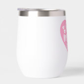 Rose Meilleure maman Jamais Rétro Forme de coeur F (Droite)