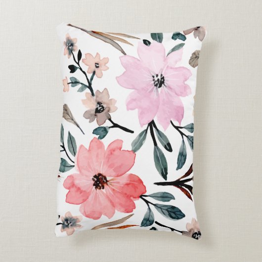 rose mignon fleur Accent Coussin (Dos(Vertical))