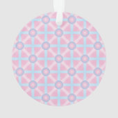 Rose mignon, violet et bleu clair Motif (dos)