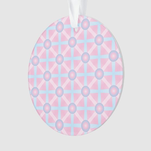 Rose mignon, violet et bleu clair Motif (devant)