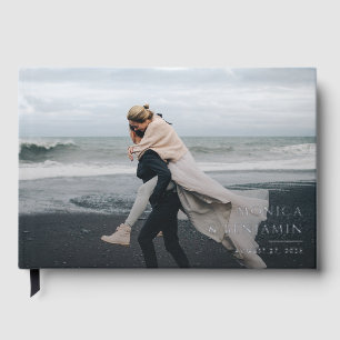 Rose minimaliste de typographie Gold Foil Mariage