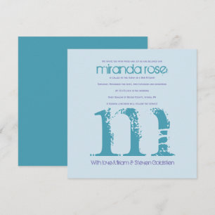Rose Miranda - Bat Bar Mitzvah Invitation