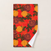 Rose moderne audacieux (Serviette à main)