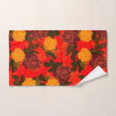 Rose moderne audacieux (Serviette à main)