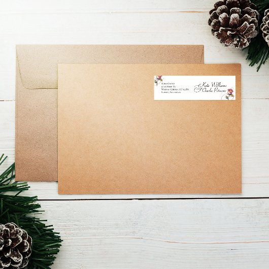 Rose moderne Dusty Été Blush Mariage Étiquette