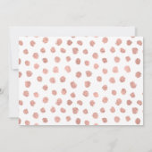 Rose moderne Gold M. et Mme Faire-part de mariage (Dos)