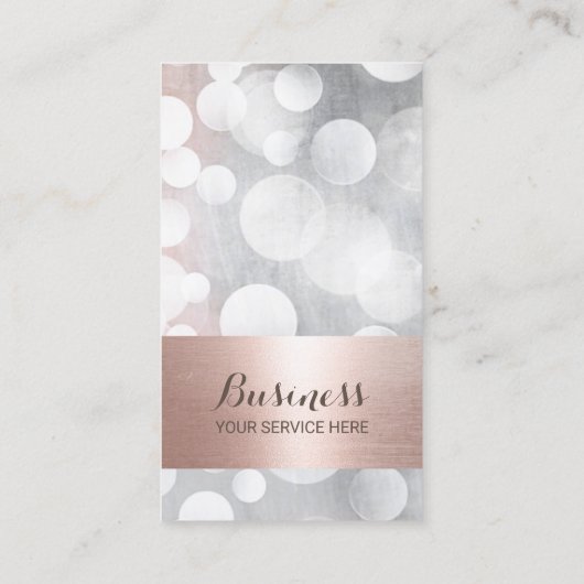 Rose moderne Gold & Silver Beauty Salon Référence (Dos)