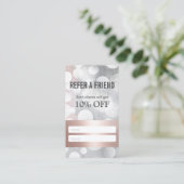 Rose moderne Gold & Silver Beauty Salon Référence (Debout devant)