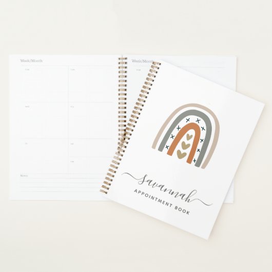 Rose moderne or gris gris blanc monogramme 2026 (Devant avec enveloppe)