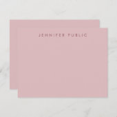 Rose moderne sophistiqué Modèle or élégant (Devant / Derrière)