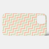 Rose&Moss Chevron Motif coque ipad (Verso (horizontal))
