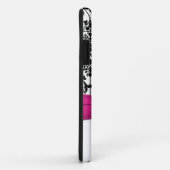 Rose, Noir, Blanc Damas iPhone 5 Coque (Dos/Droite)