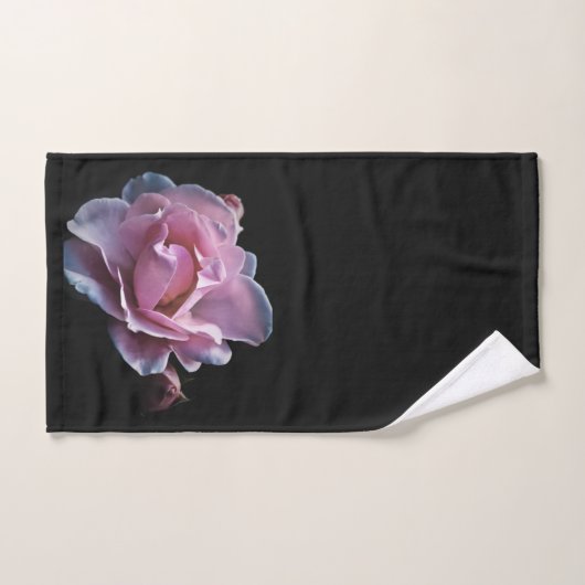 Rose noir de rose (Serviette à main)