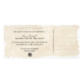 Rose noir d'or - Carte Sympathy / Carte Rackcard (Dos)