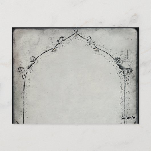 Rose noir gothique Trellis Mariage Numéro de table (Dos)