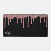 Rose noir  or Parties scintillant gouttes Monogram (Recto)