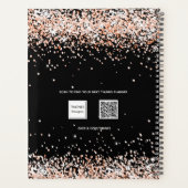 Rose noir or parties scintillant nom rendez-vous 2 (Dos)