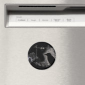 Rose noir Ravens Magnet (In Situ (Lave-vaisselle))