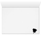 Rose Noire Merci (Intérieur Horizontal (Bas))