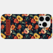 Rose Nom Personnalisable Coque iphone Pour Filles (Verso (horizontal))