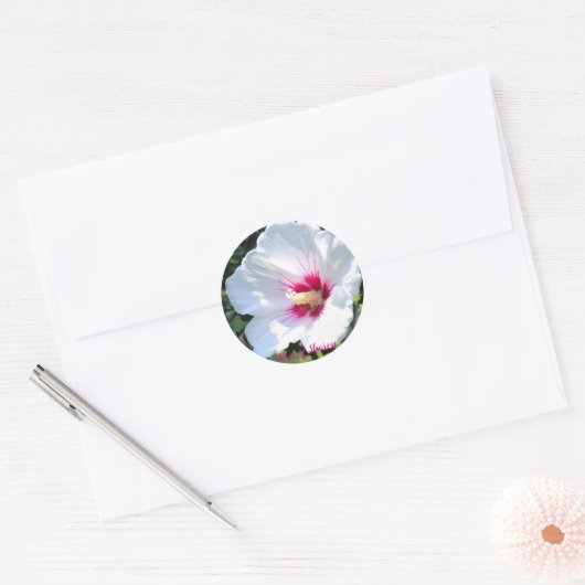 Rose of Sharon [Round Seal] Ronde Sticker (Envelop)