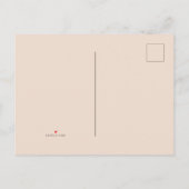 Rose or anniversaire brunch invitation carte posta (Dos)