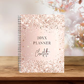 Rose or blush parties scintillant nom script glam 