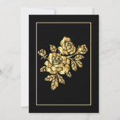 Rose or brillant Sweet 16 Invitation (Dos)