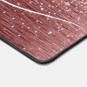 Rose or brossé métal brossé Parties scintillant ar (Coin)