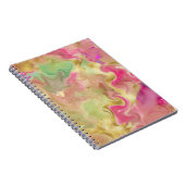 Rose, or, carnet d'encre en marbre vert (Côté Droit)