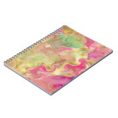 Rose, or, carnet d'encre en marbre vert (Côté gauche)