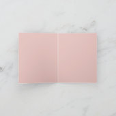 Rose or couleur professionnelle girly nom monogram (Intérieur)