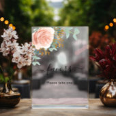 Rose or fleuri eucalyptus mariage faveur