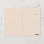 Rose or Invitation d'anniversaire (Dos)