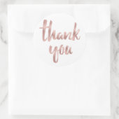 Rose or merci autocollants (Sac)