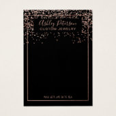 Rose or noir logo bijoux (Devant)