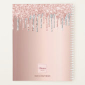 Rose or rose argent gouttes photo (Dos)