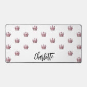 Rose or rose couronne blanche (Recto)