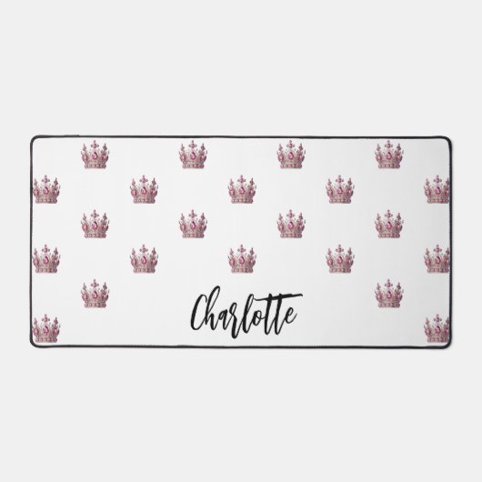 Rose or rose couronne blanche (Recto)