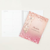 Rose or rose parties scintillant ballet danse mono (Devant avec enveloppe)