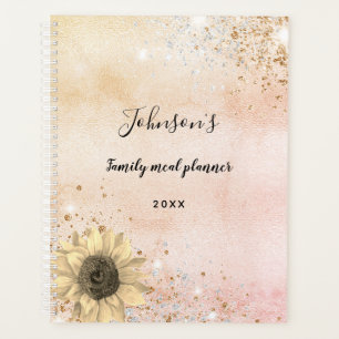 Rose or rustique tournesol repas de famille