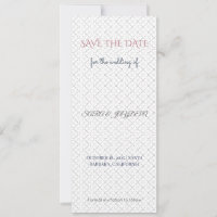 Rose & Or Save the Date | Modèle de Photo