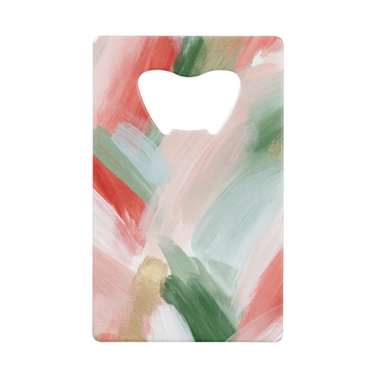 Rose Or Vert Bleu Rouge Abstrait (Devant)