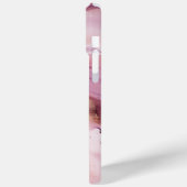 Rose or violet marbre violet Coque iphone (Verso / Gauche)