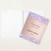 Rose or violet nom signature 2026 (Devant avec enveloppe)