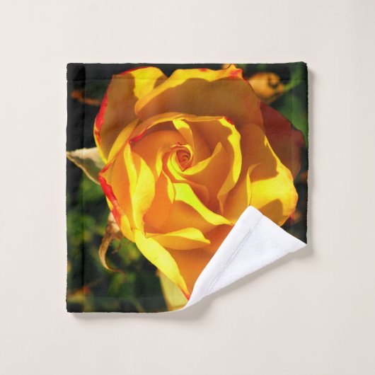 Rose orange (Gant de toilette)
